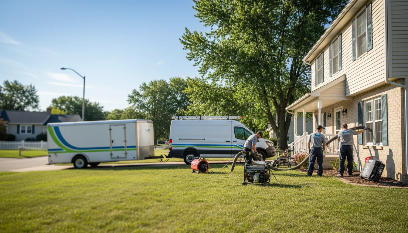 Flooded Basement Restoration And Cleanup With Repair in Eldena, IL near me